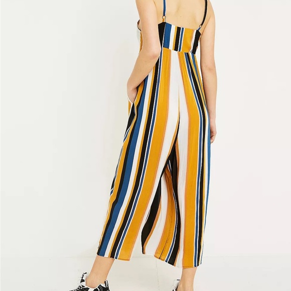 Urban Outfitters Tootsie Vertical Stripe Jumpsuit in size medium - Picture 2 of 5
